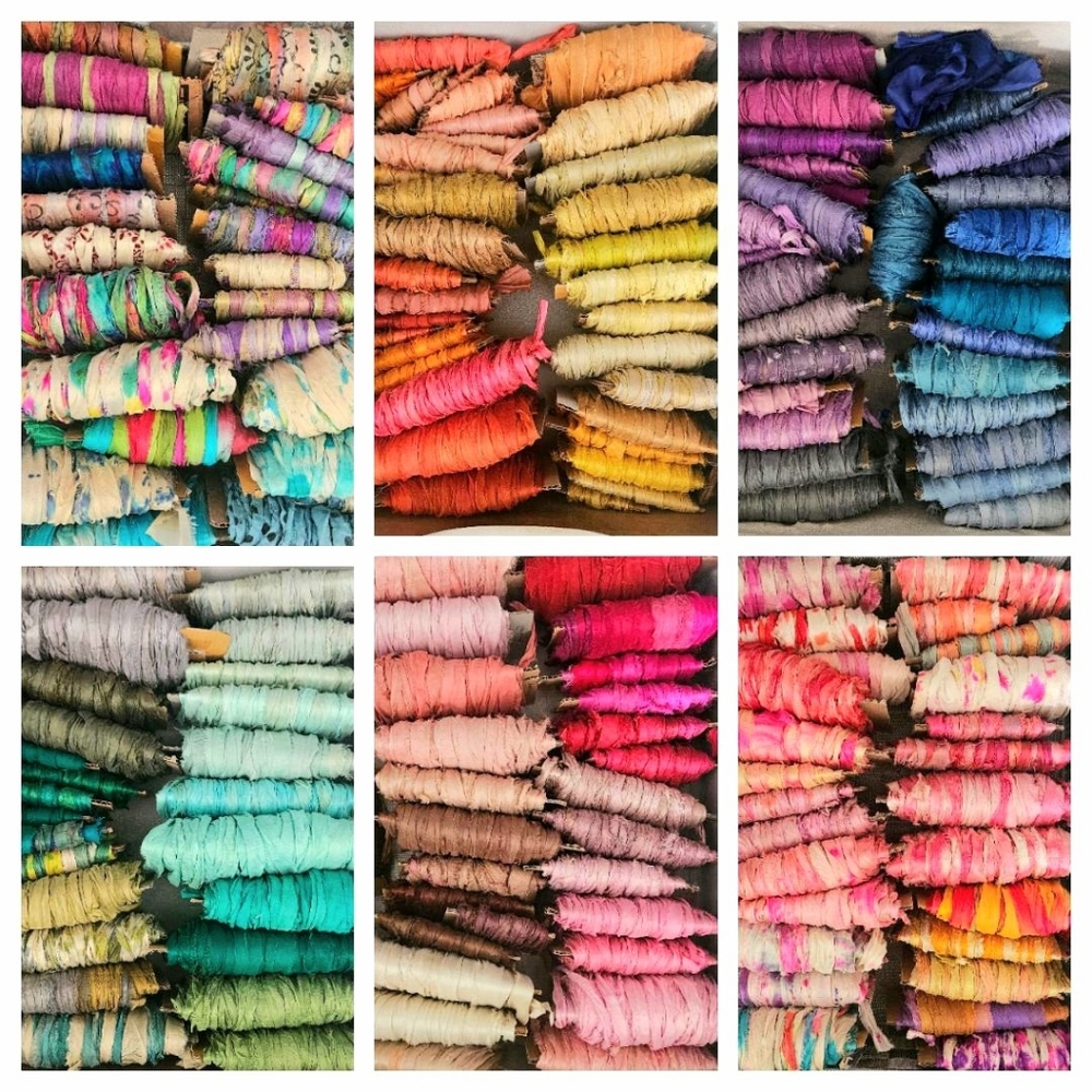 🪷Silk Ribbon <$2 Per 5 Yards> Mix'n'Match @2.5 Yards is also Welcomed! 🌻